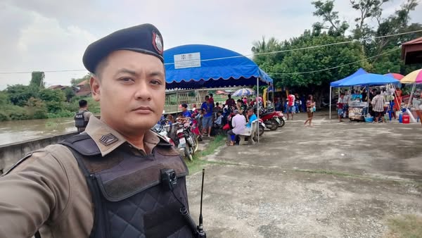 ดูแลความสงบเรียบร้อยและป้องกันเหตุ งานแข่งขันเรือ