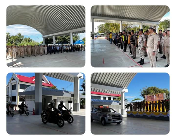 ร่วมพิธีเปิดศูนย์ปฏิบัติการป้องกันและลดอุบัติเหตุทางถนนช่วงเทศกาลปีใหม่ พ.ศ.2568