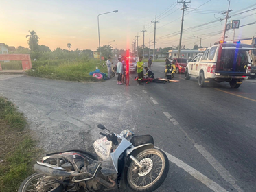 เดินทางตรวจสอบที่เกิดเหตุ มีผู้ได้รับบาดเจ็บเล็กน้อย