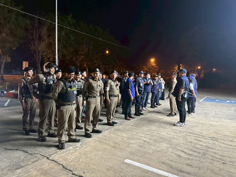 รักษาความสงบเรียบร้อยช่วงเทศกาลส่งท้ายปีเก่าต้อนรับปีใหม่