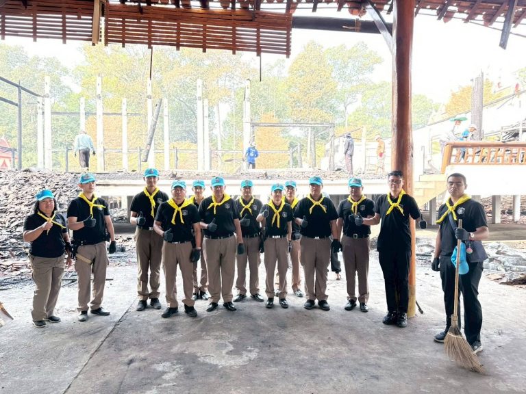 ร่วมดำเนินการกิจกรรมจิตอาสา